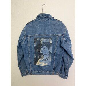 Asos Frida Kahlo Reclaimed Vintage Denim Jean Jacket UK 8 US 4